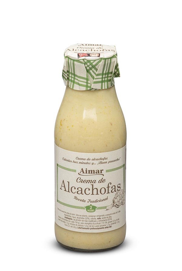 crema de alcachofas