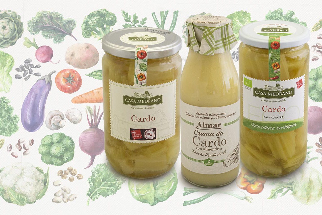 conservas de cardo